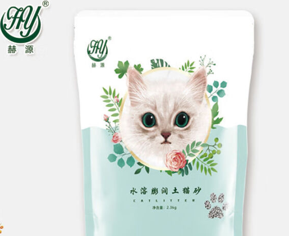 赫源猫砂:膨润土结团,低尘除臭 赫源猫砂:膨润土结团,低尘除臭