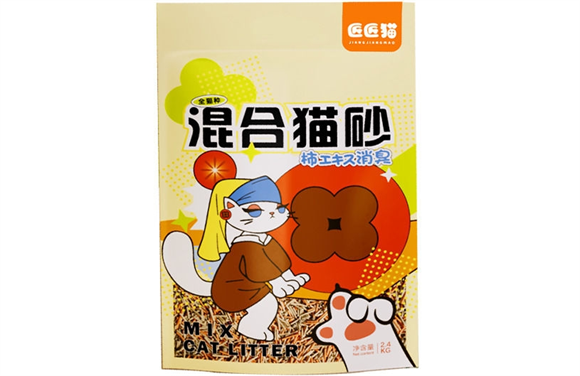 匠匠猫五合一混合猫砂，猫合猫砂<strong></strong>结团超给力