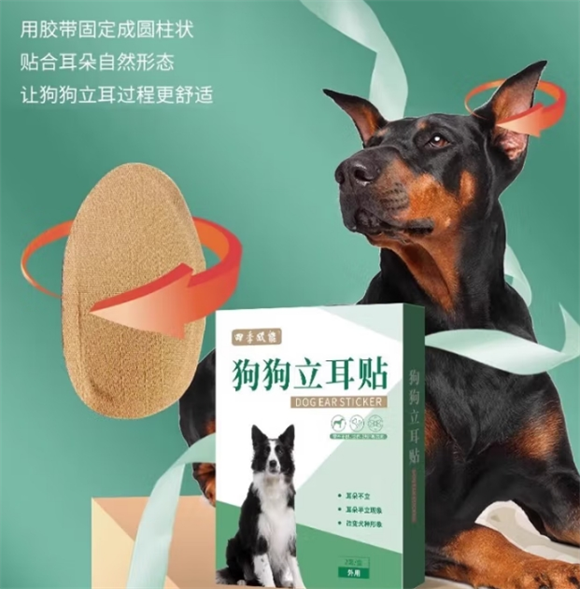 星恒梦狗狗立耳贴怎么用