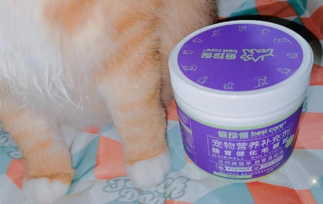 猫咪毛发问题？试试倍珍保肠胃健化毛颗粒！