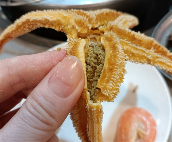 海星吃哪里部位图解