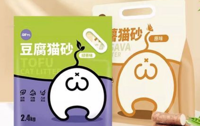 胖十七猫砂主打混合猫砂品类~