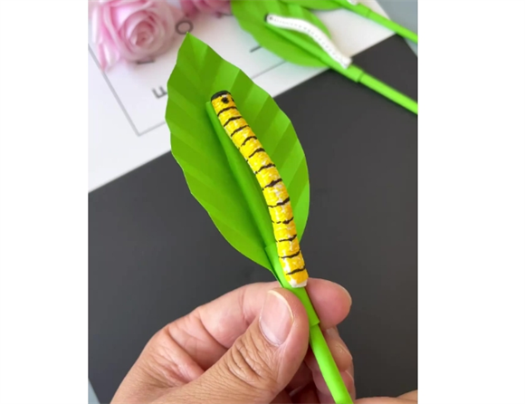 怎样做会动的毛毛虫