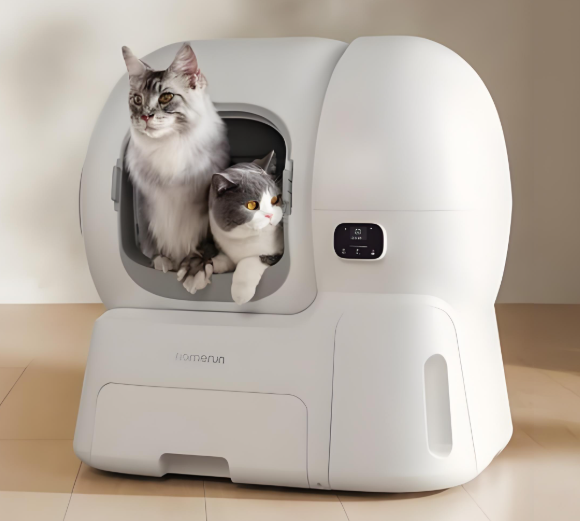 猫砂盆买哪种好？霍曼助力多猫家庭实现“铲屎自由”