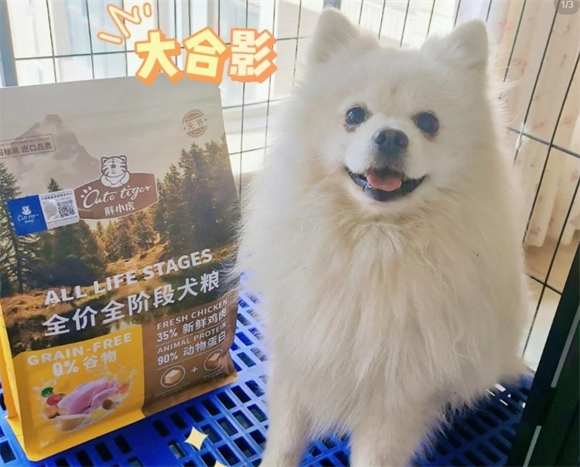 胖小虎无谷低敏狗粮，鸡肉冻干双拼更爱！