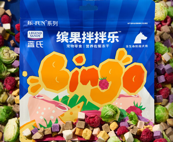 宠物狗零食有哪些品牌？蓝氏果蔬肉冻干，一口吃到缤纷彩虹