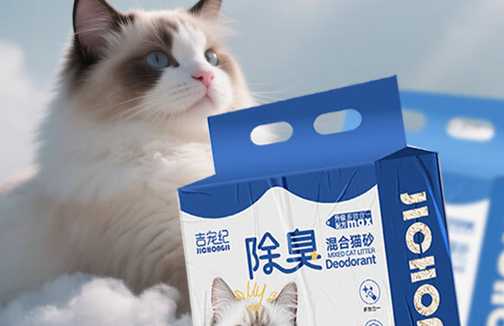 吉宠纪混合猫砂：除臭低尘留香，开启养猫品质新体验