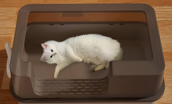 猫砂盆推荐便宜好用,HELLOJOY半封闭猫砂盆经济与智慧的选择 猫砂盆推荐便宜好用,HELLOJOY半封闭猫砂盆经济与智慧的选择