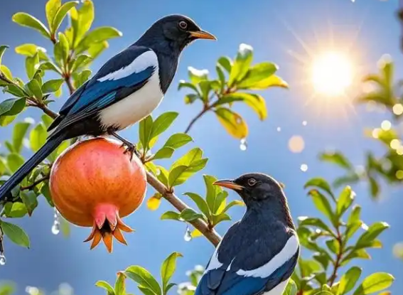 两只喜鹊有什么寓意 两只喜鹊有什么寓意