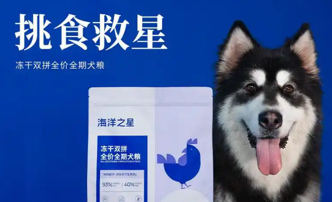 十大国产狗粮排行榜中，海洋之星适合各种犬种的营养选择！
