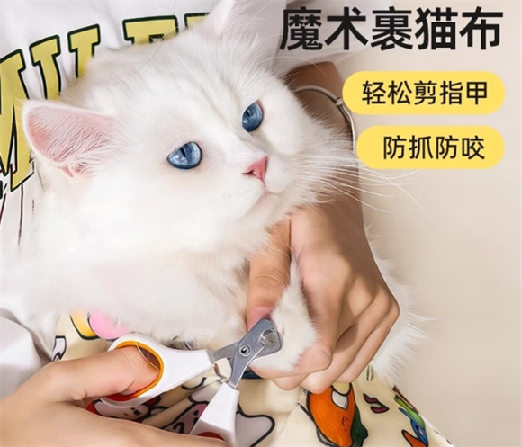 飞主流裹猫布帮助剪指甲吗 飞主流裹猫布帮助剪指甲吗