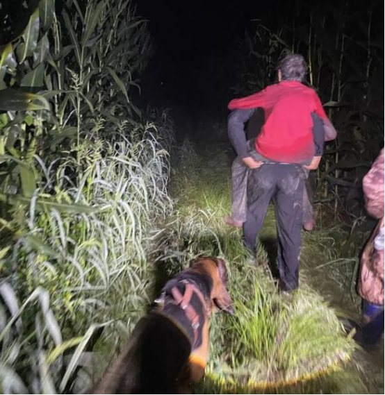 警犬“顶针”寻回九旬走失老人警民联动上演暖心救援 警犬“顶针”寻回九旬走失老人警民联动上演暖心救援