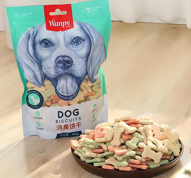 小狗爱吃什么零食？试试顽皮零食饼干，美味营养还消臭