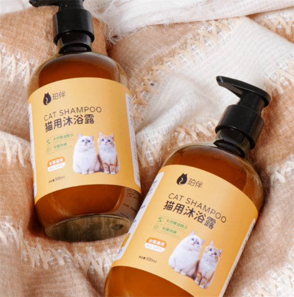 珀伴猫咪沐浴露：椰子精华的温柔守护，让清洁变成爱宠的享受