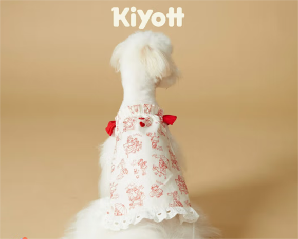 Kiyott复古蕾丝裙——打造狗狗个性穿搭，玩转多元风格