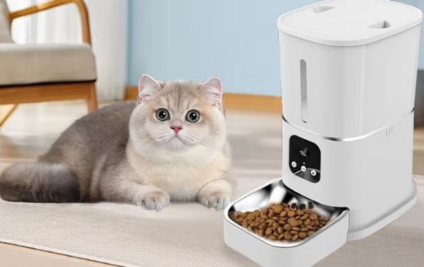 宠智迪猫咪自动喂食器：定时定量，保鲜不浪费