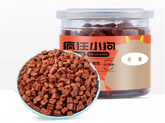 喂小边牧吃什么零食好?训练就选疯狂小狗靓毛牛肉粒 喂小边牧吃什么零食好?训练就选疯狂小狗靓毛牛肉粒
