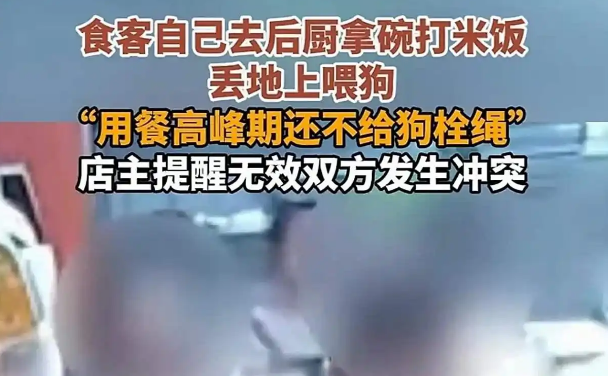 带狗进店还打人?南京一顾客因宠物纠纷与店家起冲突 带狗进店还打人?南京一顾客因宠物纠纷与店家起冲突
