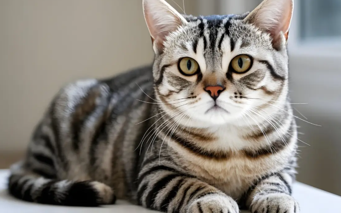 美国短毛猫的性格密码:温顺包容的“家庭粘合剂 美国短毛猫的性格密码:温顺包容的“家庭粘合剂