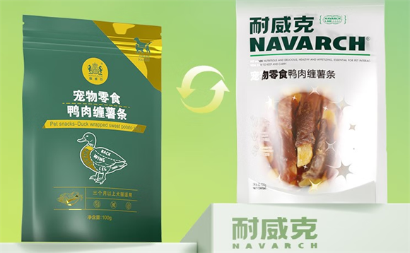 狗狗喜欢吃什么零食？耐威克鸭肉缠薯条超对味