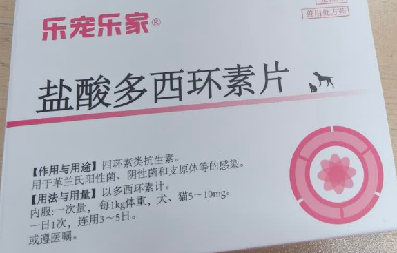 猫咪狗狗感冒药推荐乐宠乐家盐酸多西环素片，安全有效！