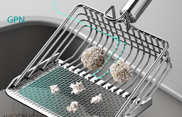 猫砂铲哪个品牌好？GPN宠物用品：双规格间隙大小团砂全铲尽