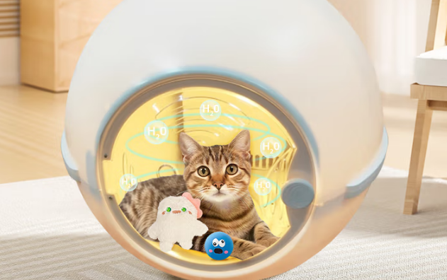 猫咪洗澡后难吹干？宝宠派全自动猫咪烘干箱机来解忧
