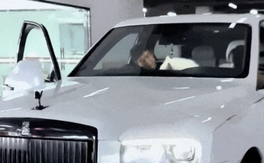 狗子突然挣脱绳子蹿上陌生豪车,差点脱贫成功 狗子突然挣脱绳子蹿上陌生豪车,差点脱贫成功