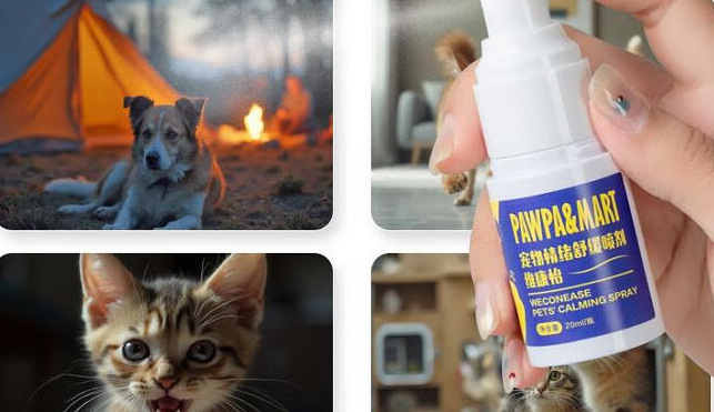 猫压力大怎么办？噗噗玛特宠物情绪舒缓喷剂，筑起情绪防护盾