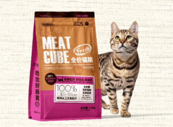 猫粮品牌推荐口碑黑马“肉立方”,鸡肉三文鱼配方应对猫咪挑食软便 猫粮品牌推荐口碑黑马“肉立方”,鸡肉三文鱼配方应对猫咪挑食软便