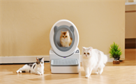 宠洁仕冲水式智能猫马桶：多猫家庭福音，即用即冲全自动，解放双手