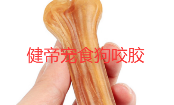 健帝宠食狗咬胶吞了能被消化吗