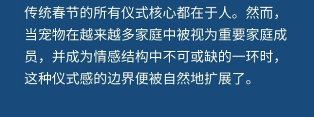 从年货清单到宠物春晚，为啥毛孩子过年更有氛围感