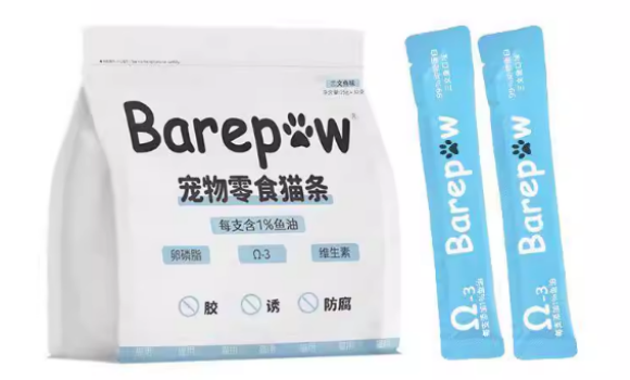 宠物猫条推荐：BAREPAW，挑食猫也爱的天然美味