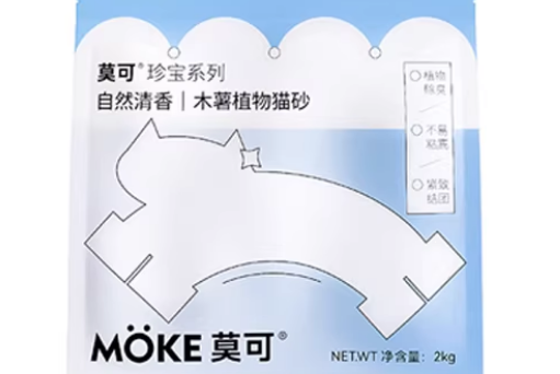 猫砂怕甲醛怕粉尘？莫可木薯砂，0添加，放心用