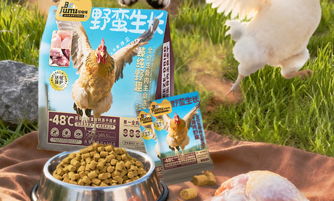 呗啾咪野蛮生长猫粮,还原整鸡膳食比例 呗啾咪野蛮生长猫粮,还原整鸡膳食比例