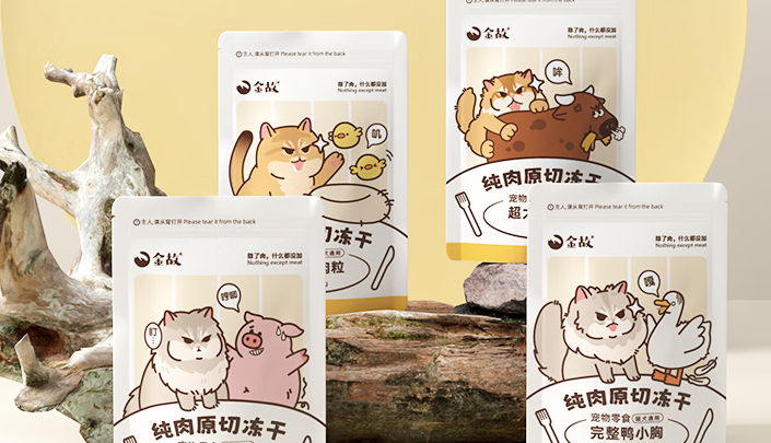 猫零食冻干哪个牌子好?选金故原切冻干,铲屎官更放心 猫零食冻干哪个牌子好?选金故原切冻干,铲屎官更放心