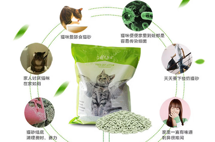 米多滋猫砂:瞬间吸水,结团不沾粘 米多滋猫砂:瞬间吸水,结团不沾粘