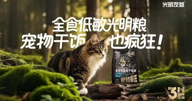 猫粮品牌推荐——光明友益猫粮6小时成粮工艺解锁鲜肉营养 猫粮品牌推荐——光明友益猫粮6小时成粮工艺解锁鲜肉营养
