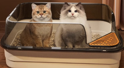猫砂盆怎么选？稆穹猫砂盆告别猫砂外溅烦恼