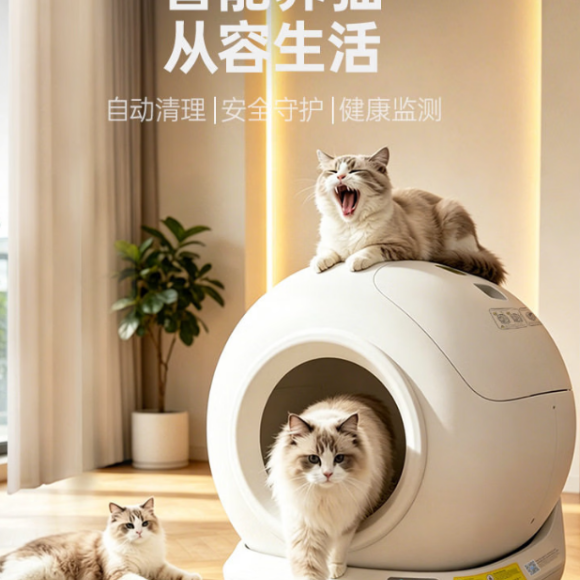 哪个品牌的智能猫砂盆好?JHHUIYA 全自动免铲屎,解放铲屎官 哪个品牌的智能猫砂盆好?JHHUIYA 全自动免铲屎,解放铲屎官