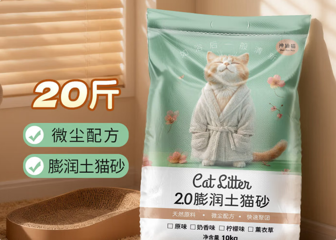 神仙猫猫砂,适配全场景家庭养宠 神仙猫猫砂,适配全场景家庭养宠