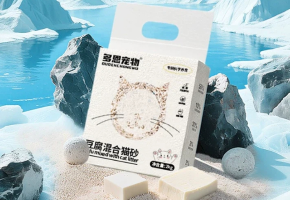 粉尘少的猫砂有哪些？多恩宠物豆腐混合砂：呼吸道敏感猫主子专用