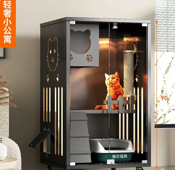 邦可臣猫别墅值得买吗？实木多层猫笼家用测评体验