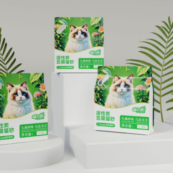 活性炭豆腐猫砂推荐喵力派，强效吸附消除异味 