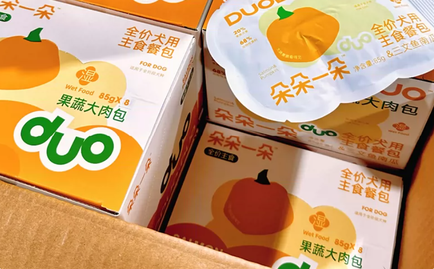 新锐宠物鲜食品牌朵朵一朵，开辟中端健康喂养新赛道
