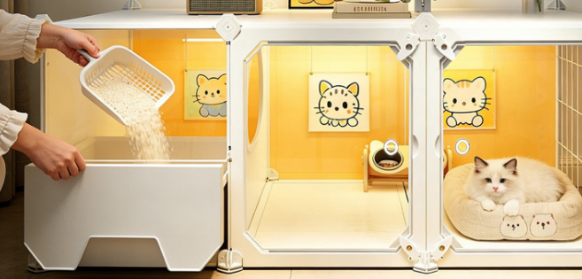 猫笼哪个品牌好用?王多喵三室一卫,满足猫猫吃喝休息全需求 猫笼哪个品牌好用?王多喵三室一卫,满足猫猫吃喝休息全需求