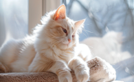 猫咪频繁前爪捂脸趴睡?是眼部干涩畏光吗?