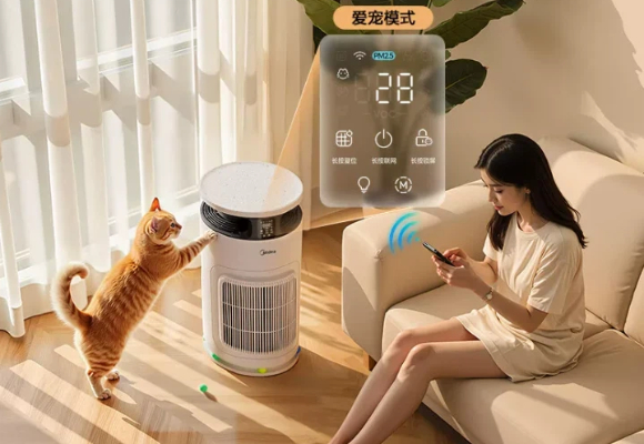 宠物空气净化器哪个牌子好？换季防过敏“神器”——美的宠物空气净化器