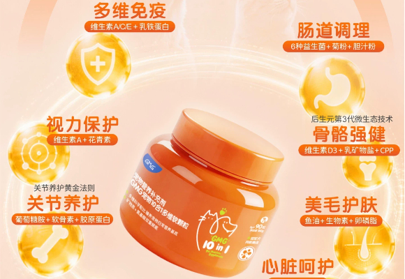 猫咪维生素哪个牌子好?多猫家庭的“健康管家”,GMG化解混养焦虑 猫咪维生素哪个牌子好?多猫家庭的“健康管家”,GMG化解混养焦虑